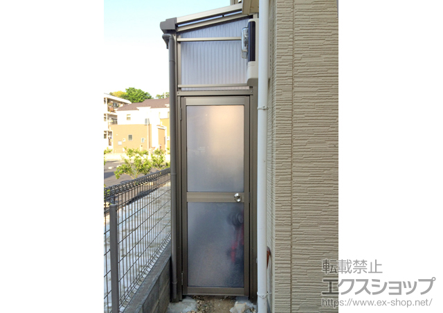 東京都調布市ののストックヤード サンクストックヤード F型 波板タイプ 積雪〜20cm対応 施工例