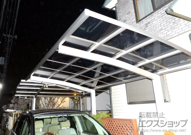 千葉県我孫子市ののカーポート プレシオスポート 積雪〜20cm対応 施工例