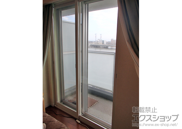 新潟県新潟市のの二重窓（内窓） インプラス(ダストバリア)引き違い窓2枚建て 施工例