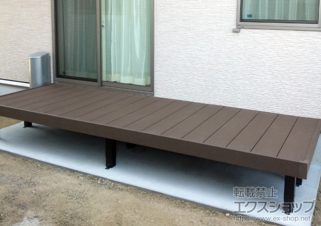 島根県松江市ののウッドデッキ リウッドデッキ 200 施工例