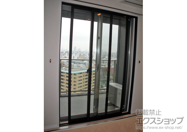 東京都江東区のの二重窓（内窓） インプラス(ダストバリア)引き違い窓2枚建て 施工例