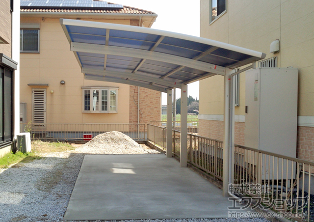 大分県宇佐市ののカーポート レイナポートグラン 延長　積雪〜20cm対応 施工例
