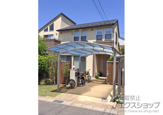 千葉県柏市ののカーポート レイナツインポートグラン　積雪〜20cm対応 施工例