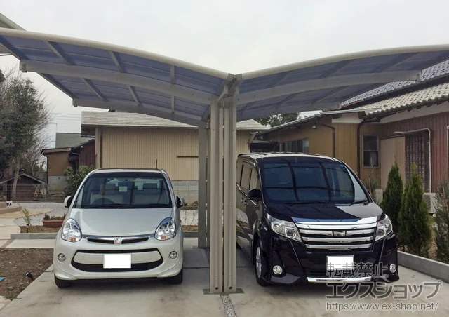 ��ʌ���ˎs��YKKAP�̃J�[�|�[�g ���C�i�|�[�g�O���� Y�����@�ϐ�`20cm�Ή�+���E���T�|�[�g �W���E�n�C���[�t���p 2�{����~2 �{�H��