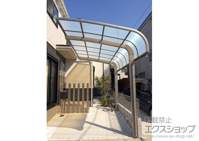 愛知県名古屋市のLIXIL リクシル（トステム）のカーポート テールポートシグマIII 積雪〜20cm対応 施工例