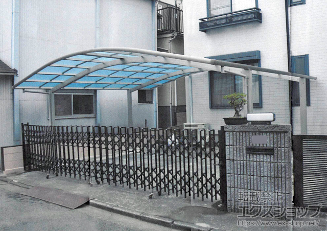 東京都大田区ののカーポート レイナツインポートグラン　積雪〜20cm対応 施工例