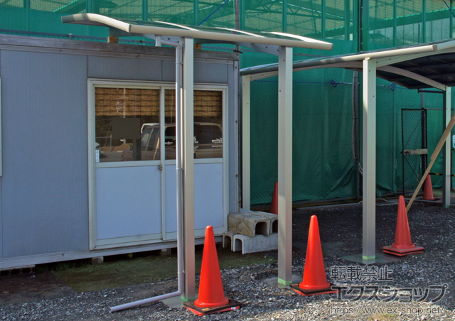 大阪府高槻市ののサイクルポート・駐輪場 レイナポートグランミニ 積雪〜20cm対応 施工例