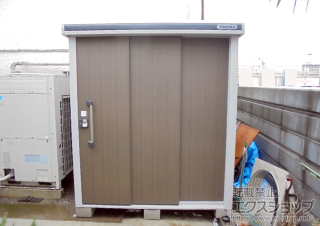 神奈川県川崎市のの物置・屋外倉庫 エルモ 一般型（LMD-1811 DW） 施工例