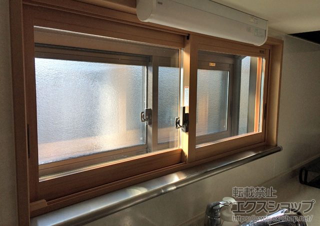 埼玉県川口市のの二重窓（内窓） インプラス(ダストバリア)引違い窓2枚建て 施工例