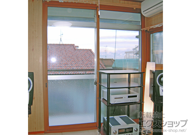 兵庫県宝塚市のの二重窓（内窓） インプラス(ダストバリア)引き違い窓2枚建て 施工例