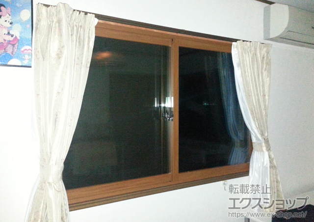 長崎県西彼杵郡長与町のの二重窓（内窓） インプラス(ダストバリア)引き違い窓2枚建て 施工例