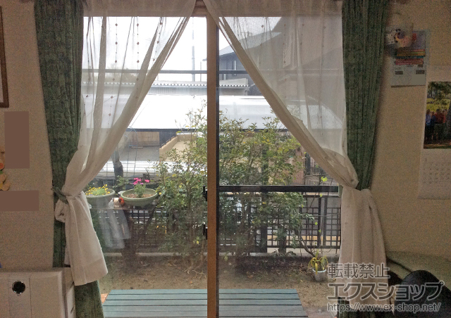 福岡県遠賀郡遠賀町のの二重窓（内窓） プラマードU引違い窓2枚建て 施工例