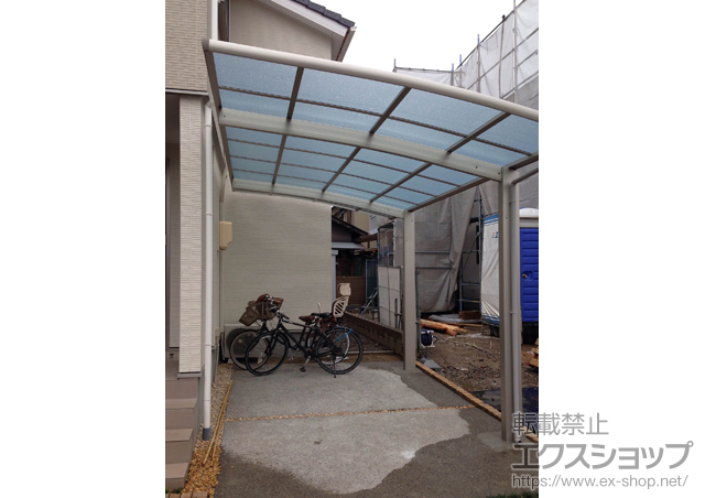 岐阜県岐阜市ののカーポート レイナポートグラン　積雪〜20cm対応 施工例