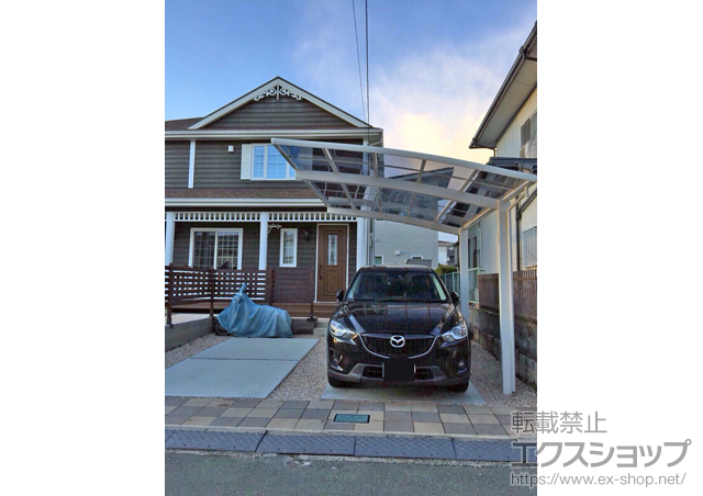 兵庫県川西市ののカーポート レイナポートグラン　積雪〜20cm対応 施工例