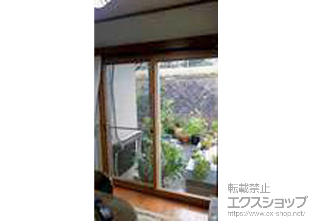 奈良県生駒郡斑鳩町のの二重窓（内窓） プラマードU引違い窓2枚建て 施工例