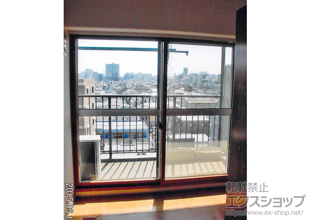 東京都江東区のの二重窓（内窓） プラマードU引違い窓2枚建て 施工例