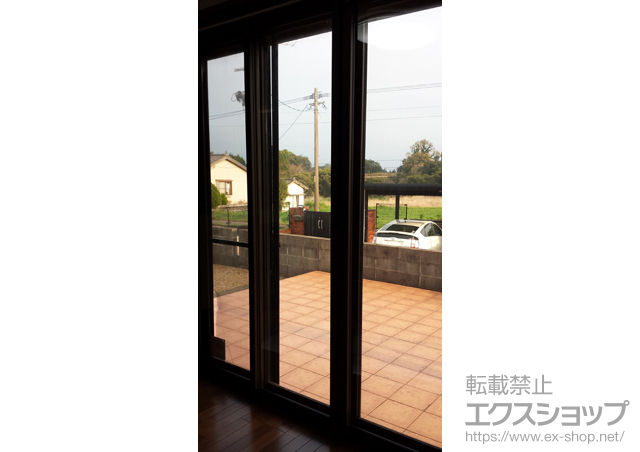 宮崎県児湯郡都農町のの二重窓（内窓） インプラス ダストバリア仕様 引違い窓 4枚建 施工例