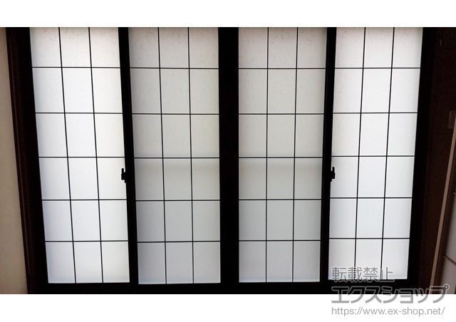 宮崎県児湯郡都農町のの二重窓（内窓） インプラス ダストバリア仕様 引違い窓 4枚建 施工例