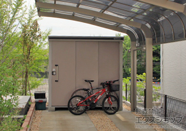 千葉県流山市のの物置・屋外倉庫 エルモ 一般型(LMD-2215MR) 施工例