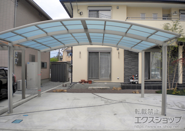 山梨県甲斐市ののカーポート レイナツインポートグラン　積雪〜20cm対応 施工例