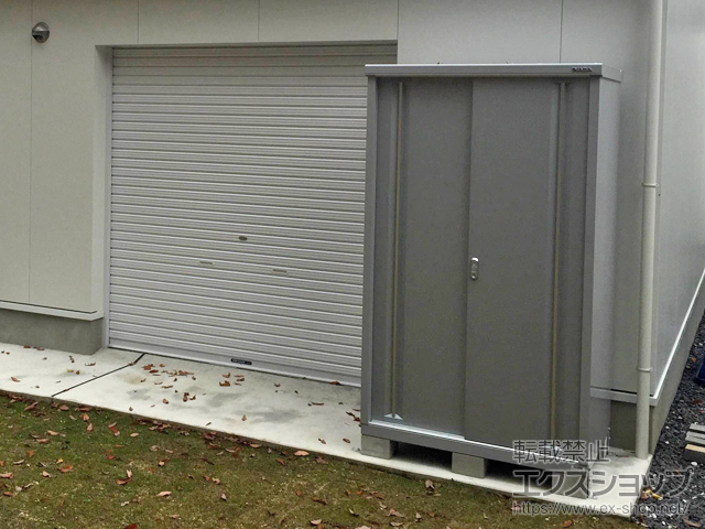滋賀県大津市のの物置・屋外倉庫 シンプリー 一般型 (MJX-117EP) 施工例