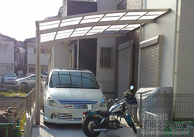 大阪府茨木市ののカーポート レイナベーカポートグラン　積雪〜20cm対応 施工例