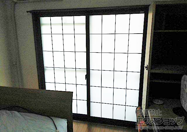 愛知県名古屋市のの二重窓（内窓） インプラス(ダストバリア)引き違い窓2枚建て 施工例