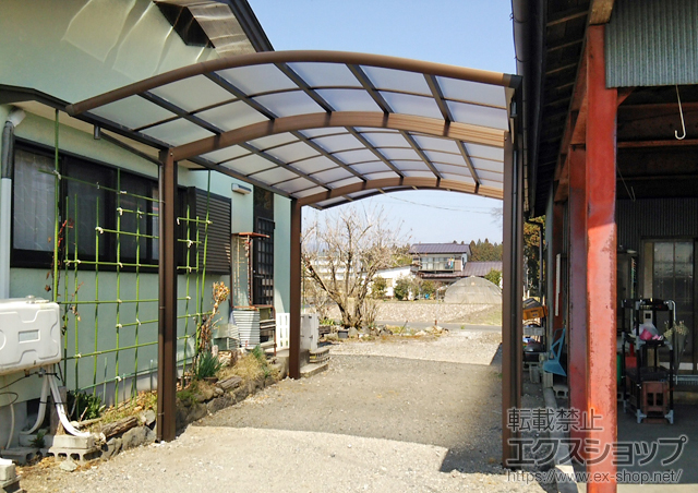 栃木県日光市ののカーポート レイナワンポートグラン　積雪〜20cm対応 施工例