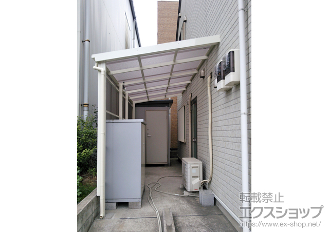 東京都江戸川区のLIXIL リクシル（トステム）のストックヤード フリーヤード　オープンタイプ 積雪~20?対応 施工例