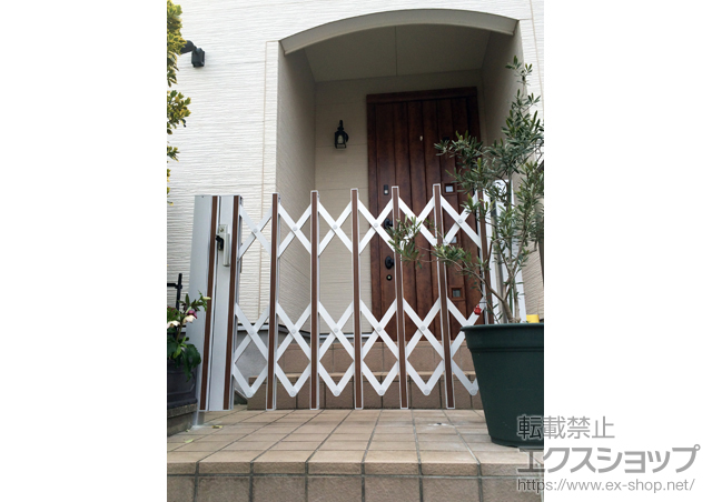 神奈川県川崎市のの門扉 アーキシャット 複合色 施工例