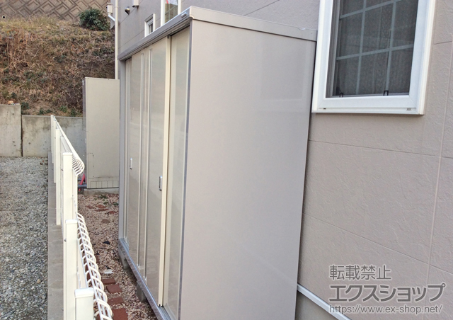 福岡県大野城市のの物置・屋外倉庫 シンプリー 一般型（MJX-217EP FW） 施工例