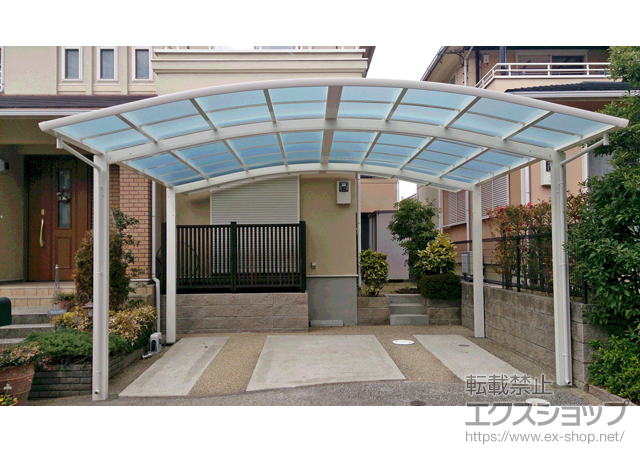 大阪府富田林市ののカーポート レイナツインポートグラン　積雪〜20cm対応 施工例