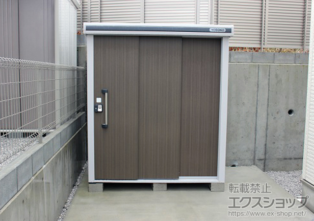 東京都八王子市のの物置・屋外倉庫 エルモ 一般型(LMD-1811) 施工例