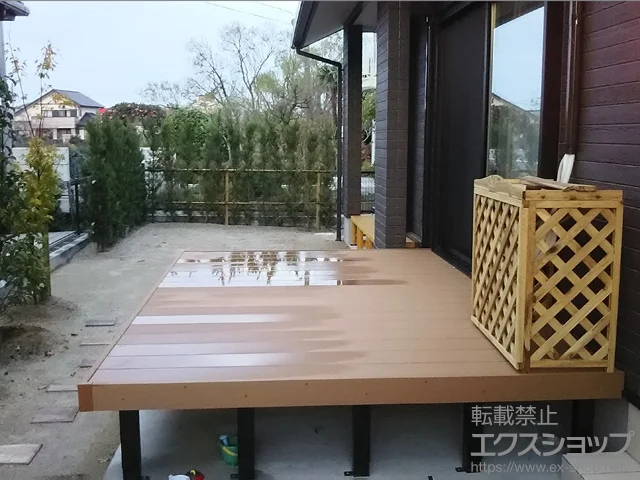 福岡県久留米市のYKKAPのウッドデッキ リウッドデッキ 200 施工例
