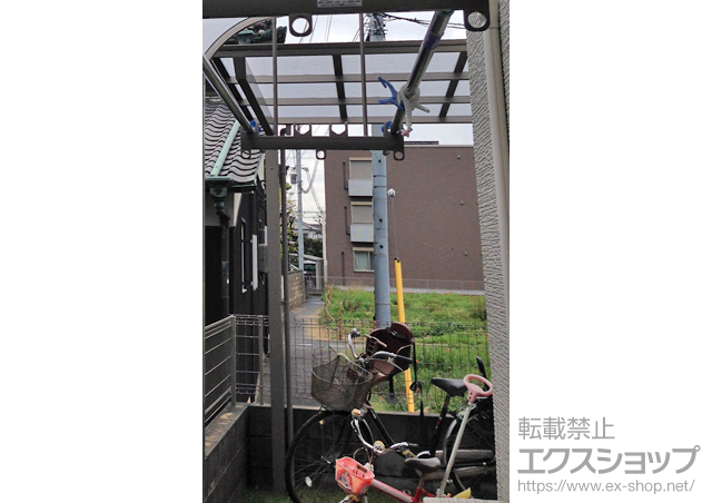 兵庫県姫路市ののサイクルポート・駐輪場 アーキフィット ミニ 積雪〜20cm対応 施工例