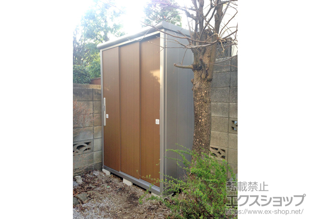 東京都調布市のの物置・屋外倉庫 エスモ 一般型(ESD-1309AGL WB) 施工例