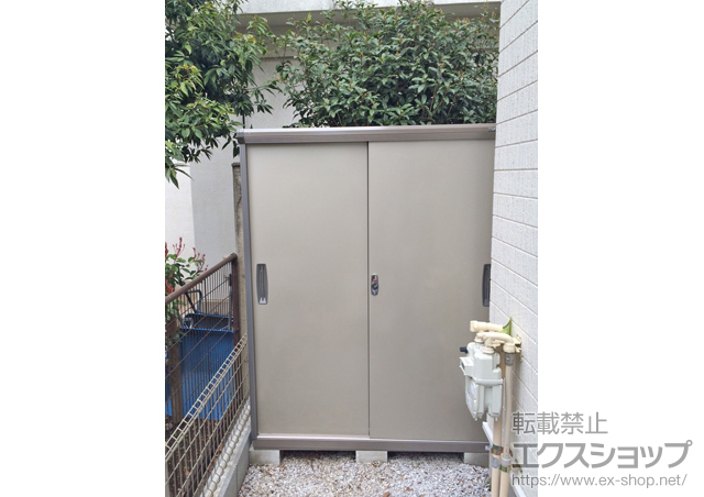 東京都杉並区のの物置・屋外倉庫 ナイソーシスター 一般型(KMX-159E) 施工例