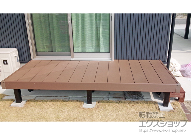 佐賀県佐賀市ののウッドデッキ リウッドデッキ 200 施工例