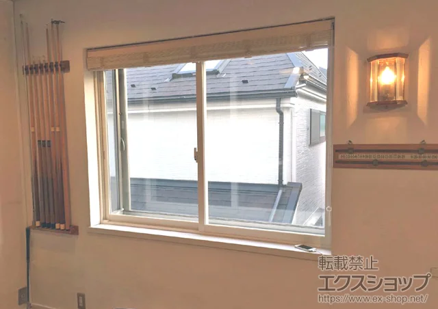 東京都調布市のの内窓（二重窓・二重サッシ） インプラス(ダストバリア)引違い窓2枚建 施工例