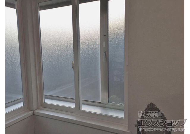 東京都調布市のの二重窓（内窓） インプラス(ダストバリア)引違い窓2枚建 施工例