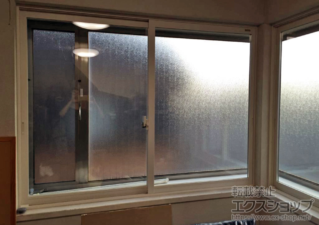 東京都調布市のの二重窓（内窓） インプラス(ダストバリア)引違い窓2枚建 施工例