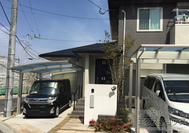 福岡県北九州市ののカーポート レイナポートグラン　積雪〜20cm対応 施工例