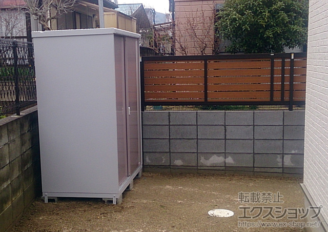 奈良県生駒郡三郷町のの物置・屋外倉庫 シンプリー 一般型( MJX-159EP ) 施工例