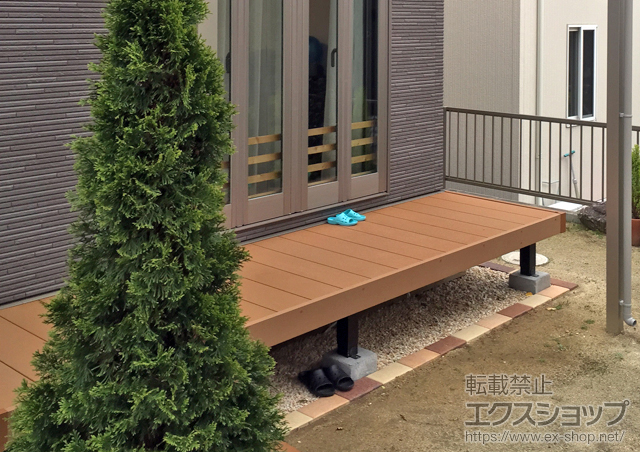 大分県大分市ののウッドデッキ リウッドデッキ 200 施工例