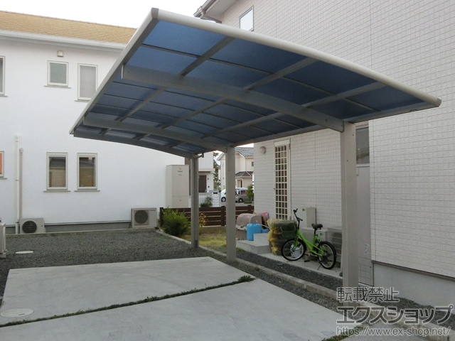 愛媛県松山市ののカーポート レイナポートグラン 延長 施工例