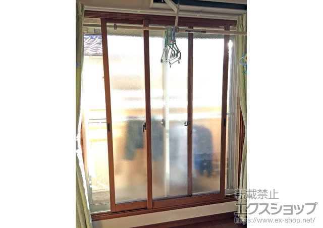 兵庫県西宮市のの二重窓（内窓） インプラス(ダストバリア)引き違い窓2枚建て 施工例