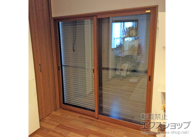 兵庫県明石市のの二重窓（内窓）、サイクルポート・駐輪場、テラス屋根、バルコニー・ベランダ屋根 インプラス ダストバリア仕様 引違い窓 2枚建 施工例