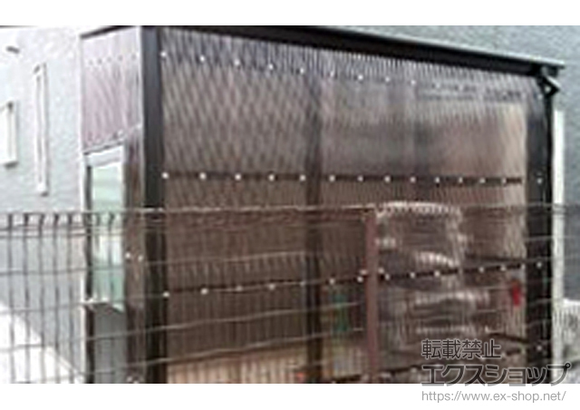 滋賀県東近江市のLIXIL リクシル（トステム）のストックヤード フリーヤード ドアタイプ 積雪〜20cm対応 施工例