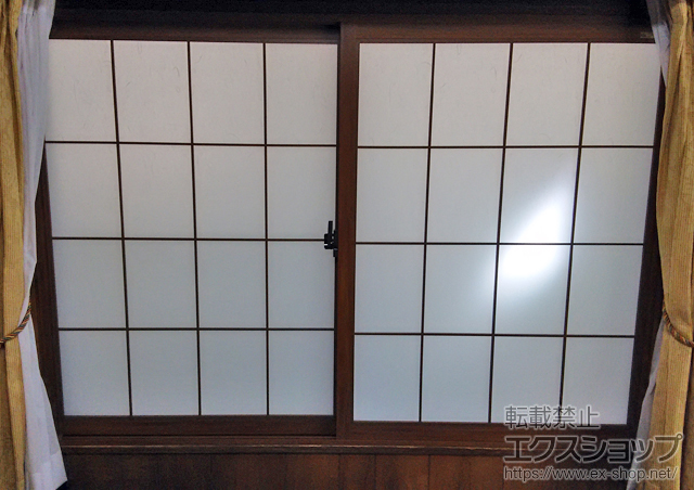 愛知県名古屋市のの二重窓（内窓） インプラス(ダストバリア)引違い窓2枚建て 施工例