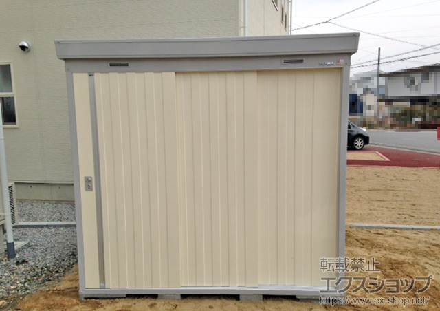 長野県長野市のの物置・屋外倉庫 ネクスタ 多雪地型(NXN-48S　FW) 施工例